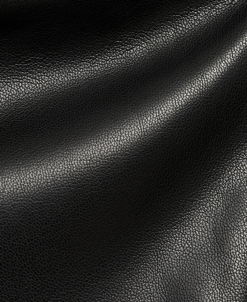 Women's Open Shoulders Leather-Effect Top