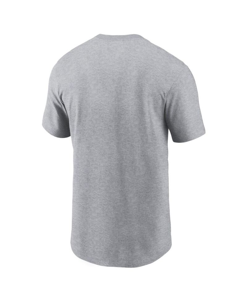Men's Gray New Orleans Saints Logo Essential T-shirt