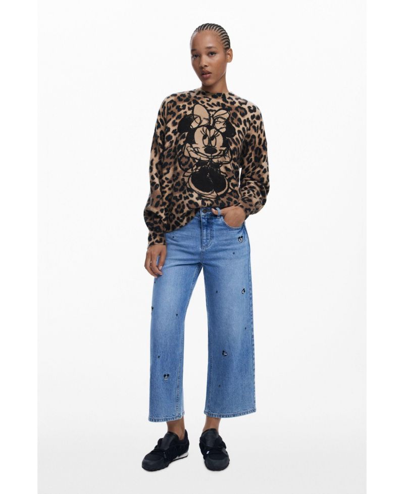 Women's Minnie animal print sweater