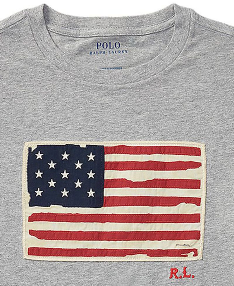 Boys' 2-7 Flag Cotton Jersey T-Shirt