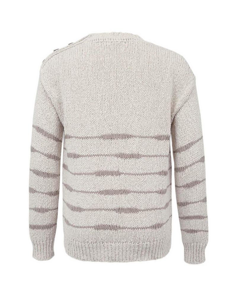Women's Drop Stitch Breton Sweater
