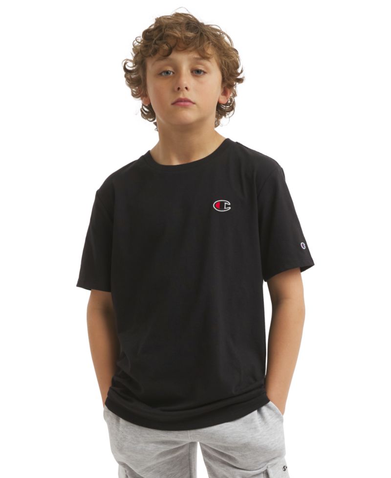 Boys' 8-20 C-Patch Logo Short-Sleeve T-Shirt