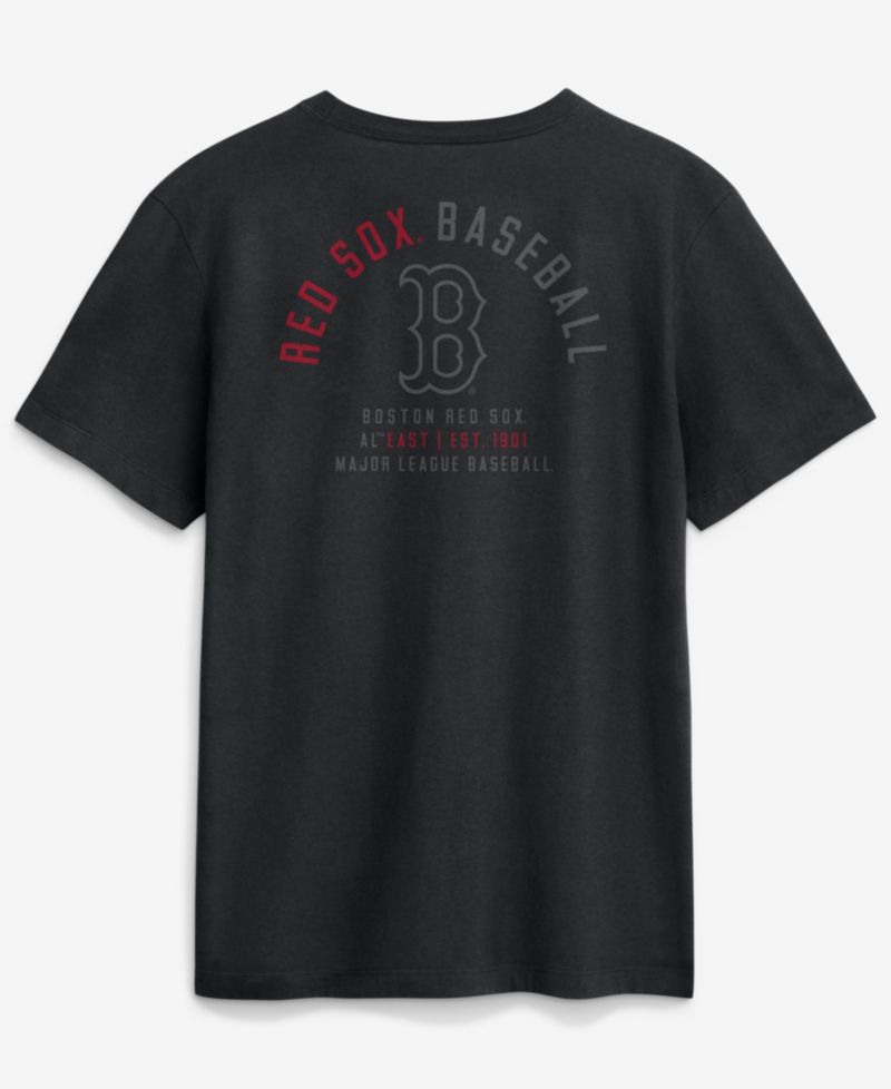 Men's Black Boston Red Sox Split Logo T-Shirt