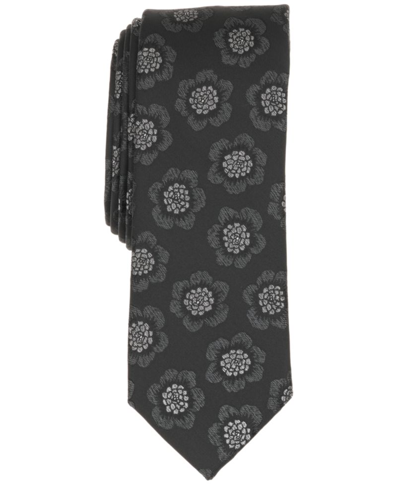 Men's Remi Floral Skinny Tie