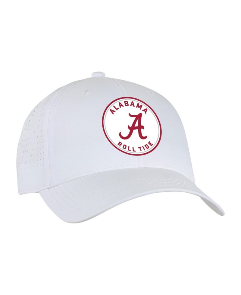 Men's and Women's White Alabama Crimson Tide Brezo Adjustable Hat