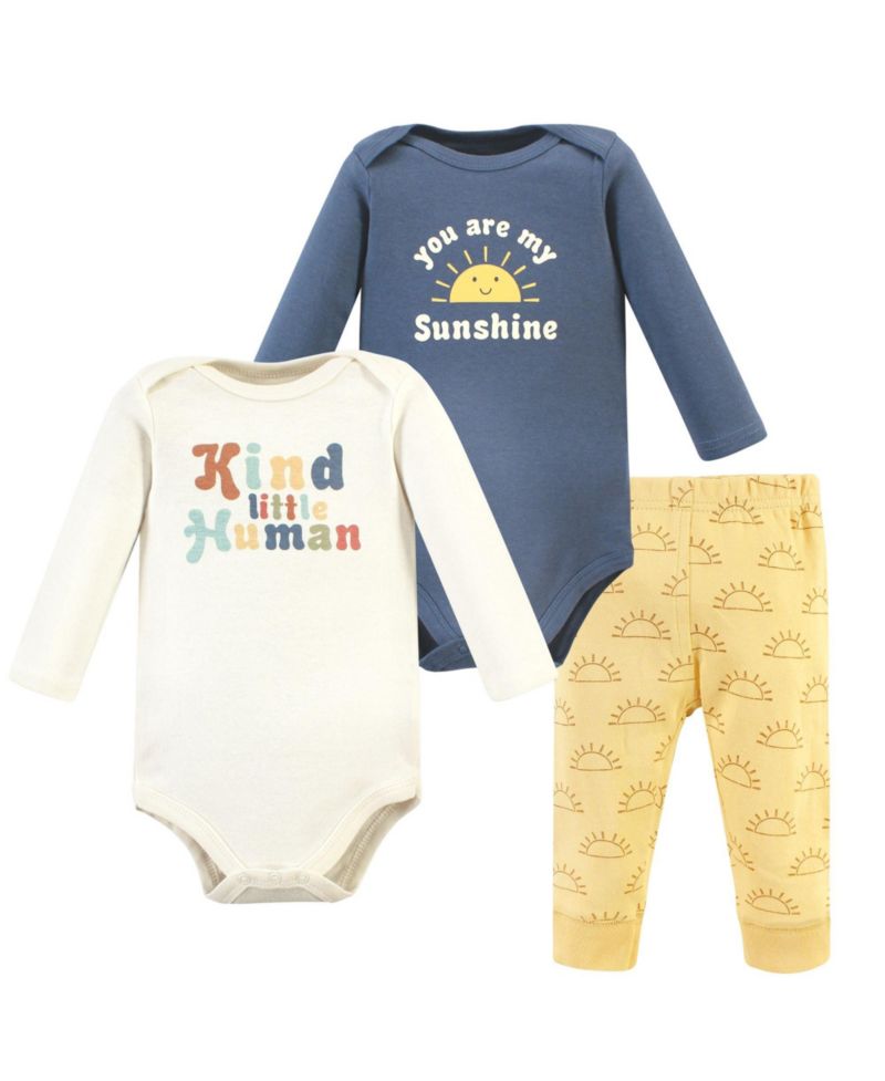 Baby Boys Hudson Unisex Cotton Bodysuit & Pant Collection