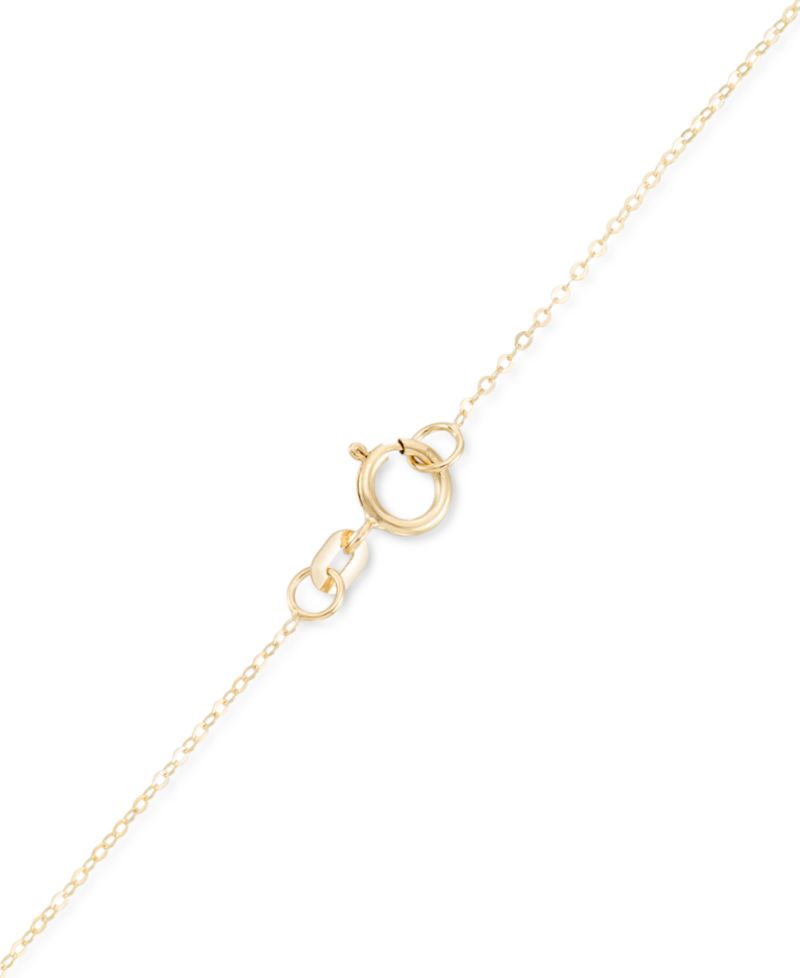 Polished MAMA 18" Statement Necklace in 10k Gold