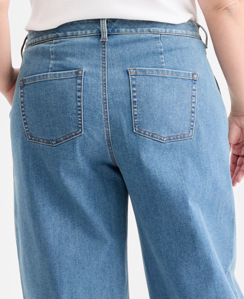 Women's High-Rise Wide-Leg Jeans