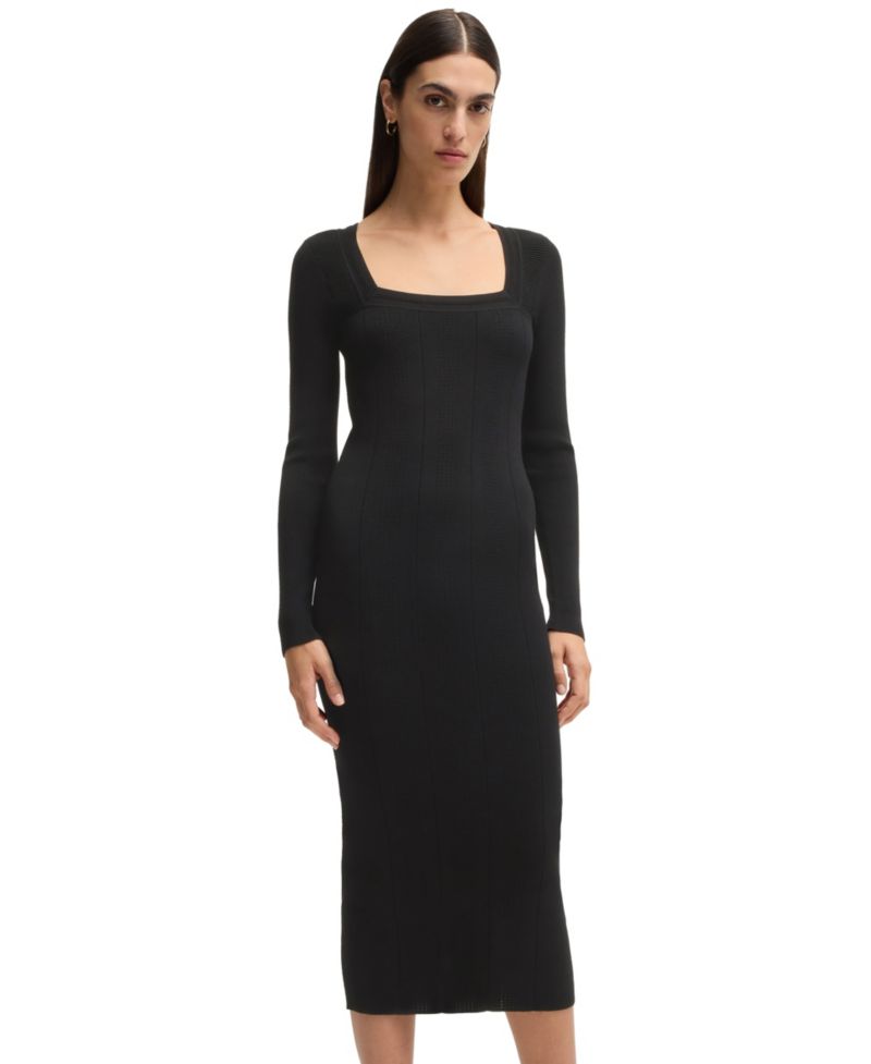 BOSS by Women's Knitted Relaxed-Fit Dress