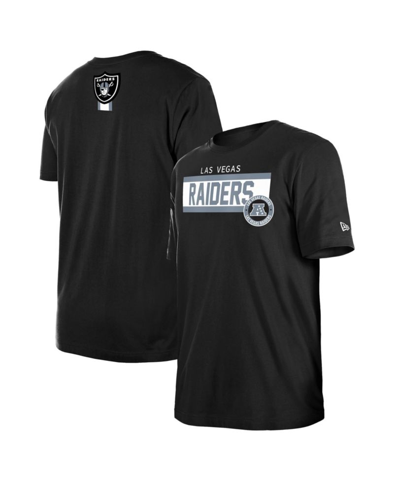 Men's Black Las Vegas Raiders 3rd Down High Density Print T-Shirt