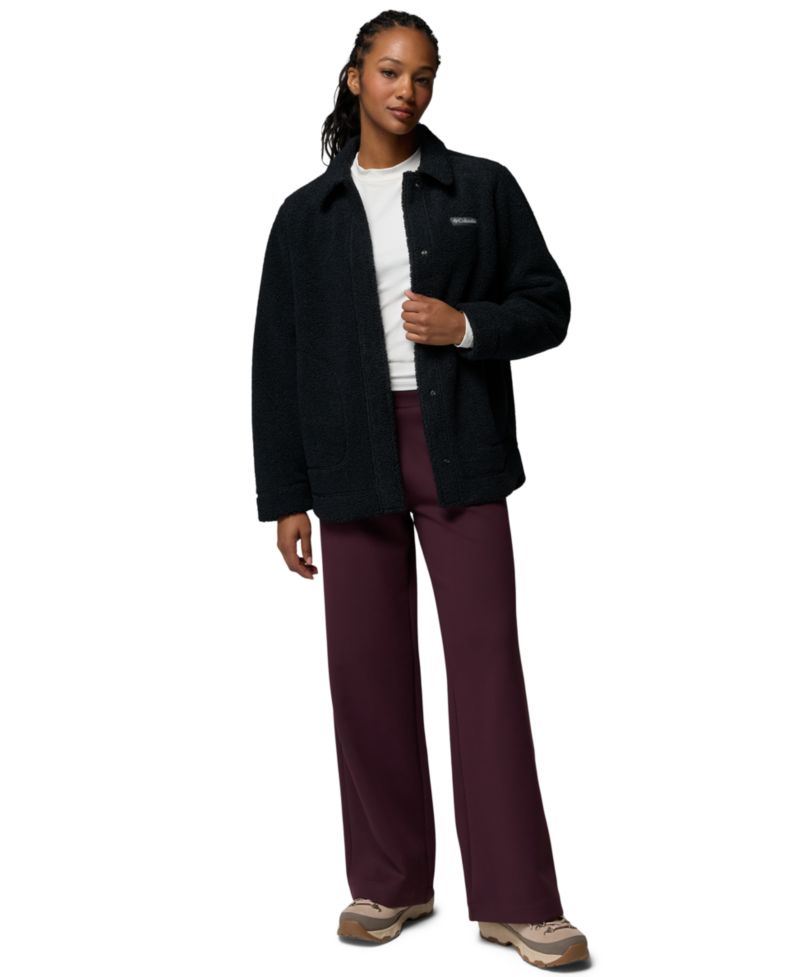 Women's Panorama Insulated Sherpa-Fleece Long-Sleeve Shirt Jacket