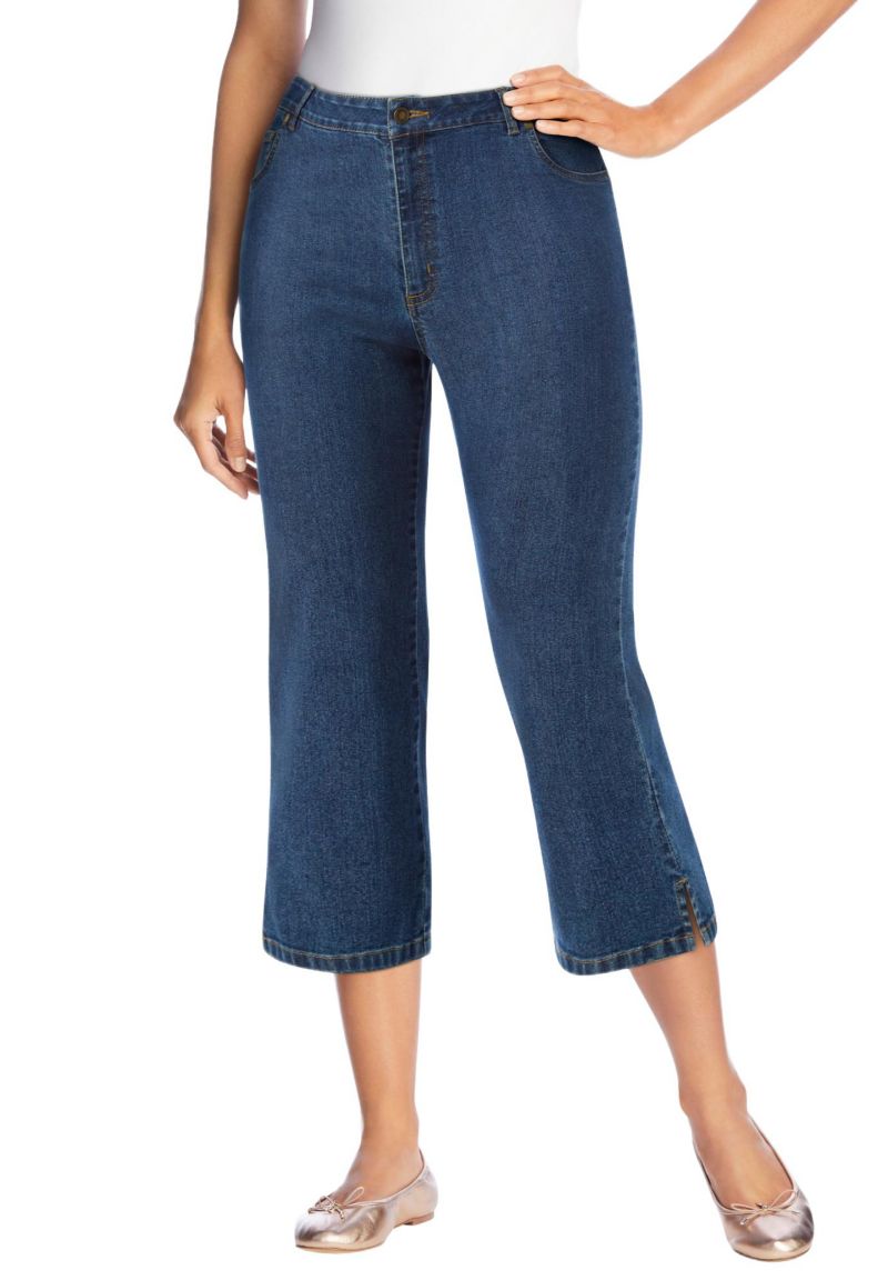 Women's Within Stretch Denim Five-Pocket Capri Jeans