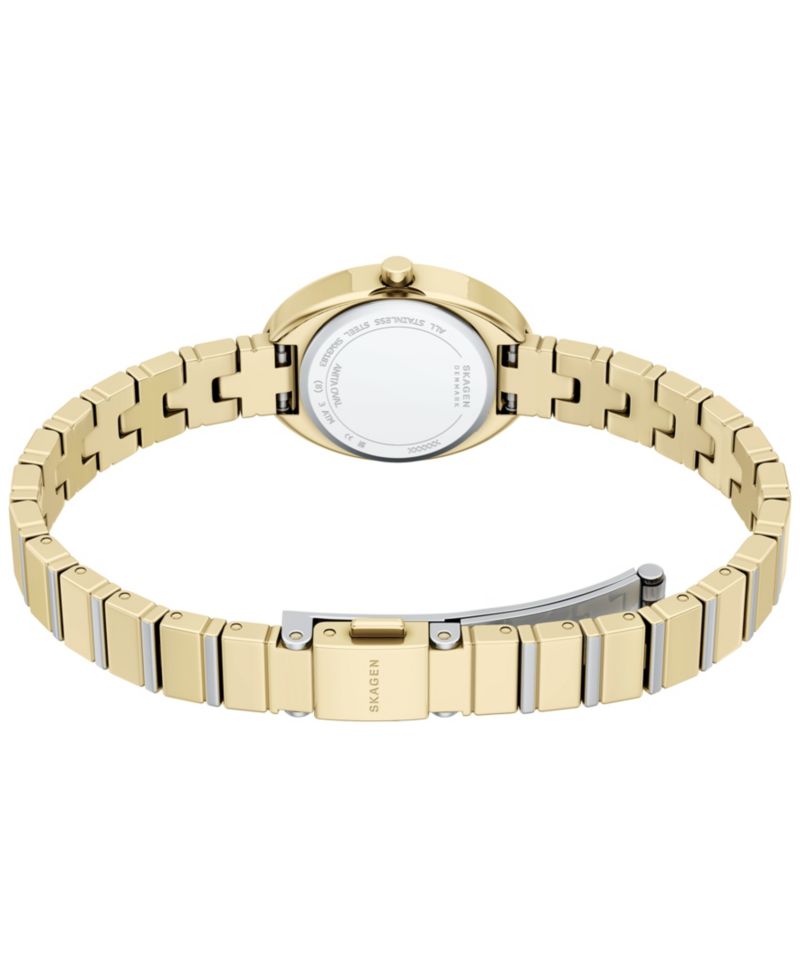Women's Anita Oval Quartz Two-Hand Stainless Steel Watch 20mm