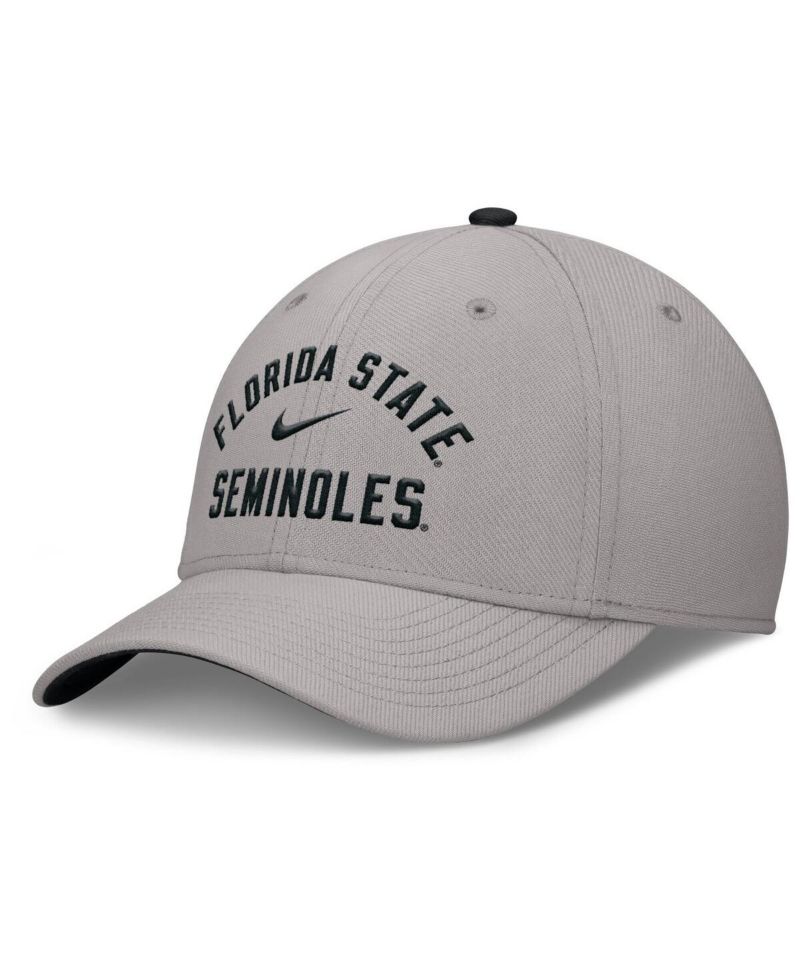 Men's Gray Florida State Seminoles Rise Prep Performance Flex Hat