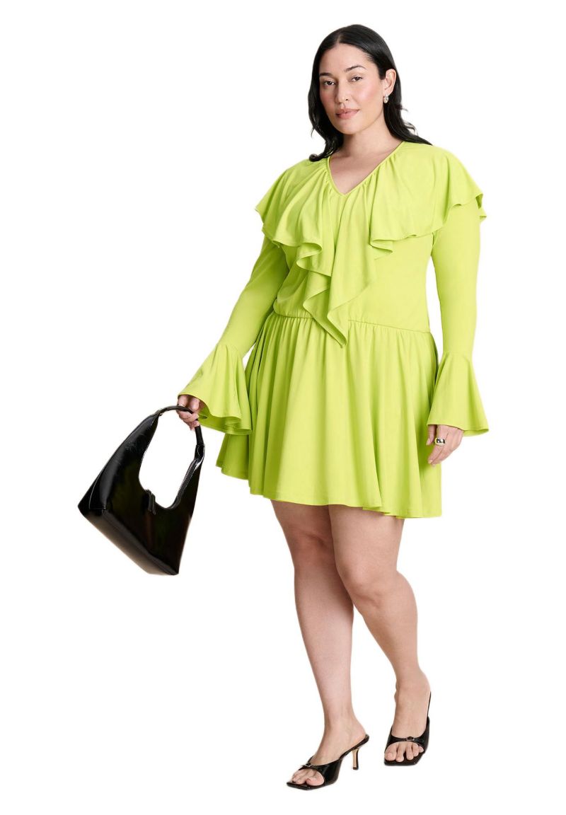Women's Flounce Mini Dress