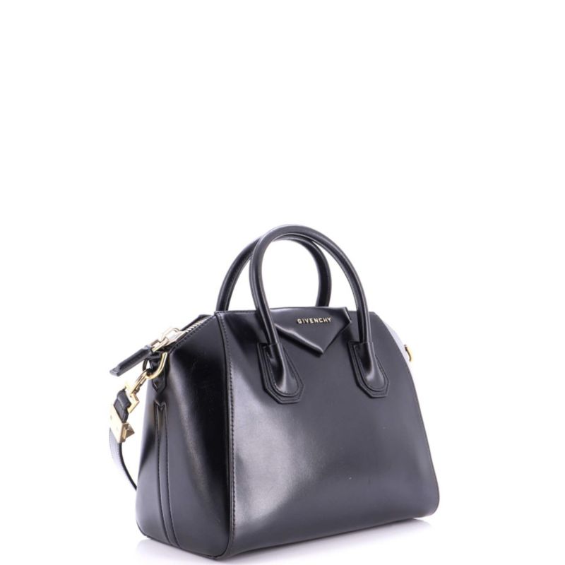 Small Antigona Bag Glazed Leather