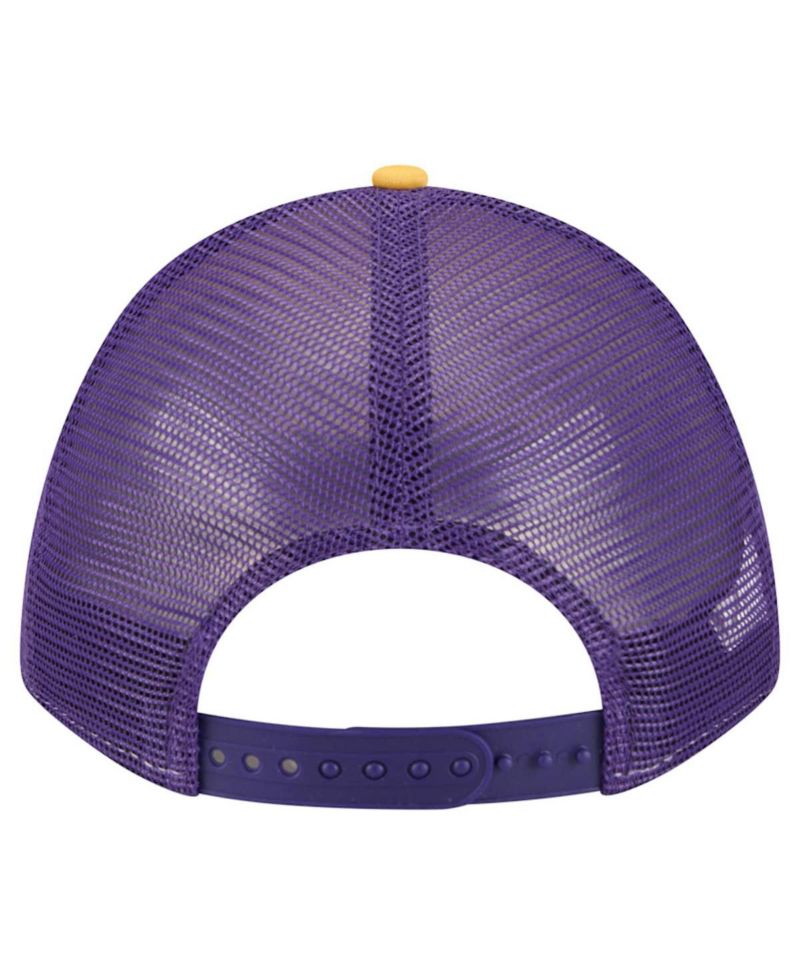 Men's Gold Minnesota Vikings Linear A-Frame 9FORTY Adjustable Hat