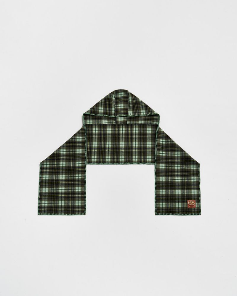 Women's Check Hooded Scarf