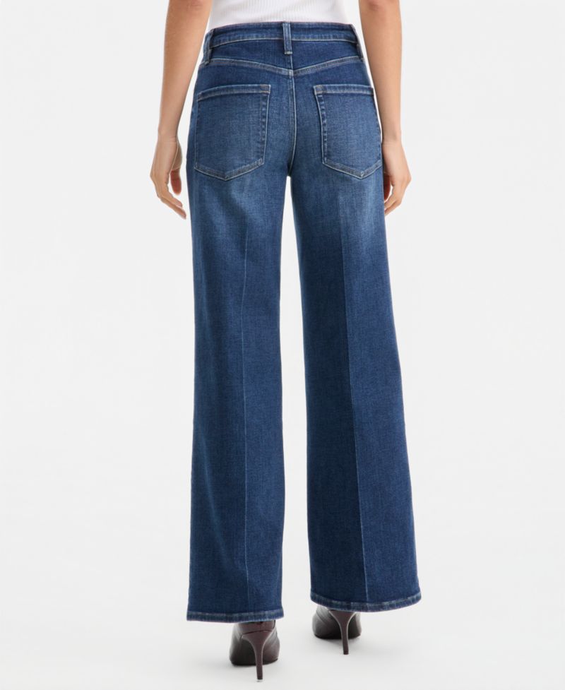 Women's High-Rise Wide-Leg Jeans