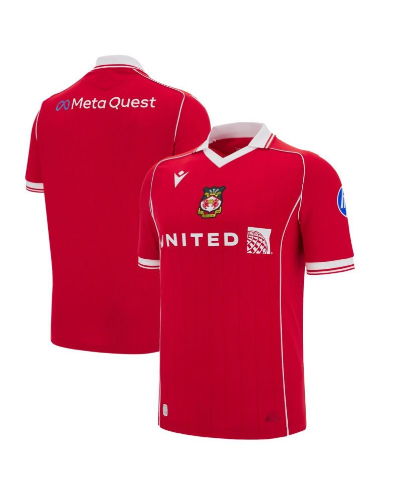 Men's Red Wrexham 2025/26 Home Replica Jersey