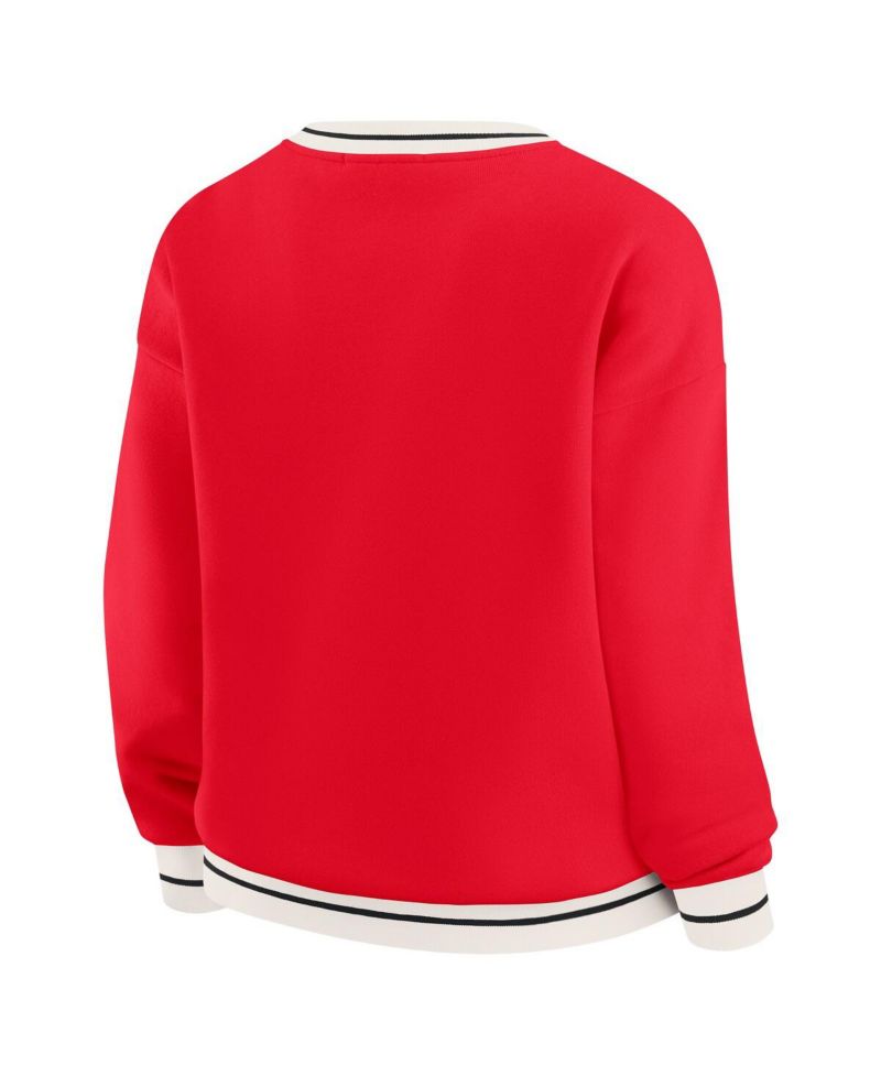 Women's Scarlet Nebraska Huskers Seal Sweatshirt