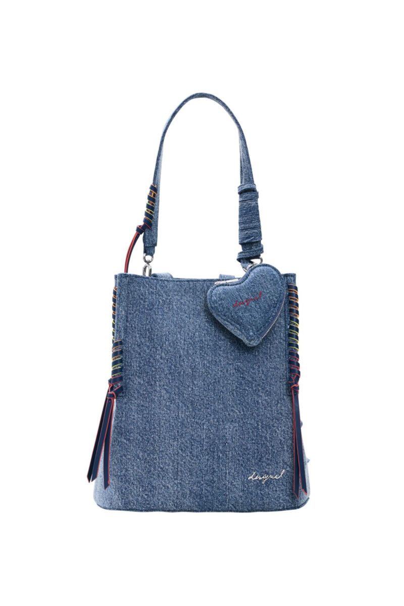 Women's Small denim heart backpack