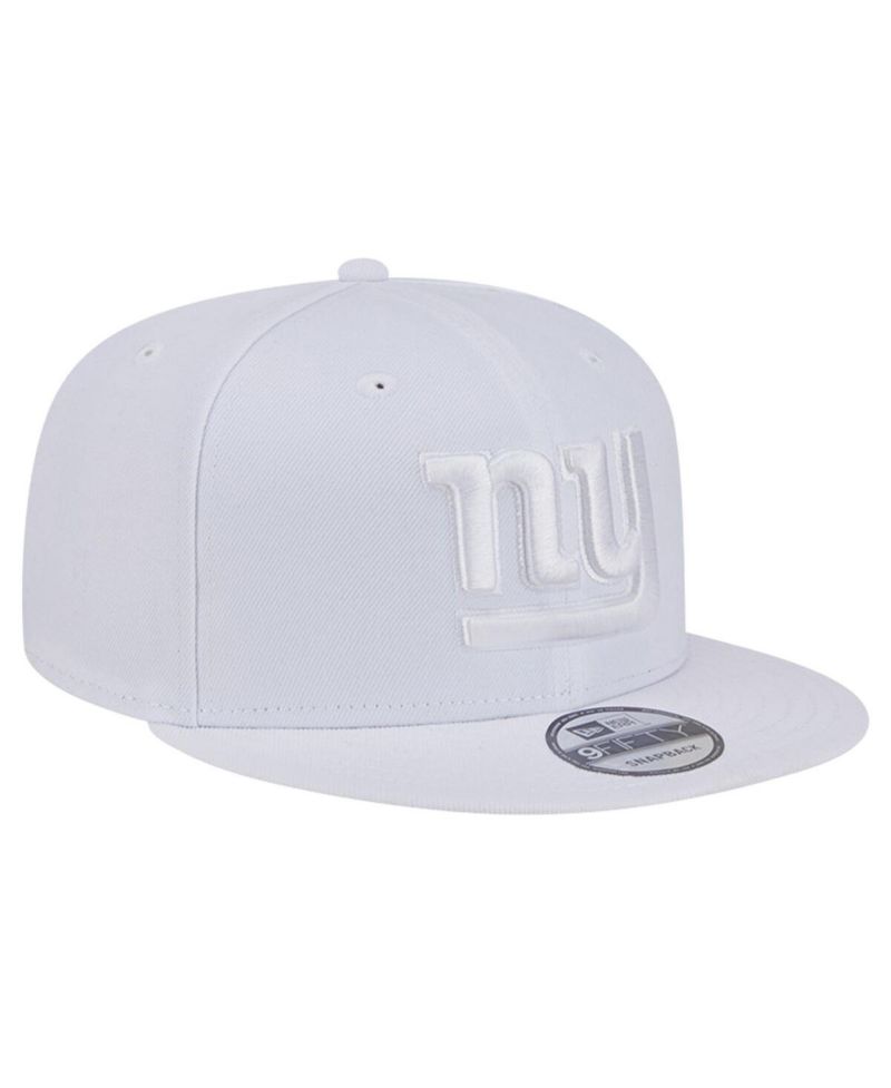 Men's New York Giants Main White on White 9Fifty Snapback Hat