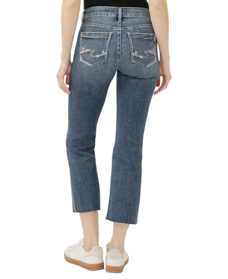Women's Suki Mid Rise Curvy Fit Flare Jeans