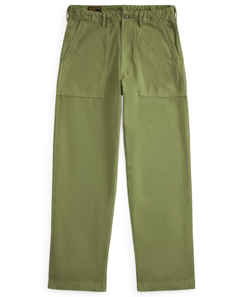 Men's Relaxed Fit Reverse-Sateen Utility Pants