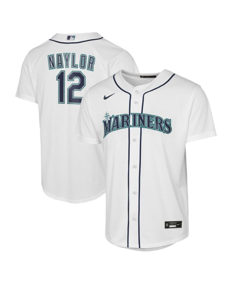 Big Boys and Girls Josh Naylor White Seattle Mariners Baseline Jersey