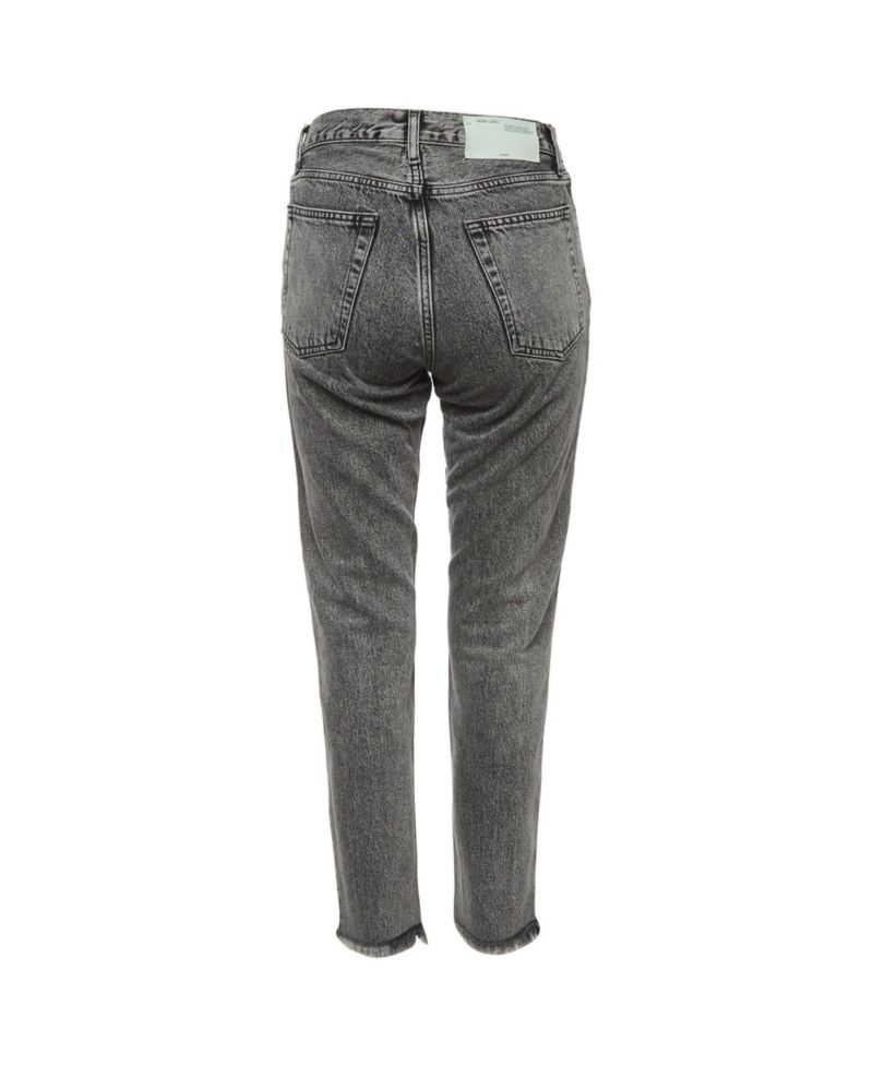 Women's Denim Raw Edge Skinny Jeans