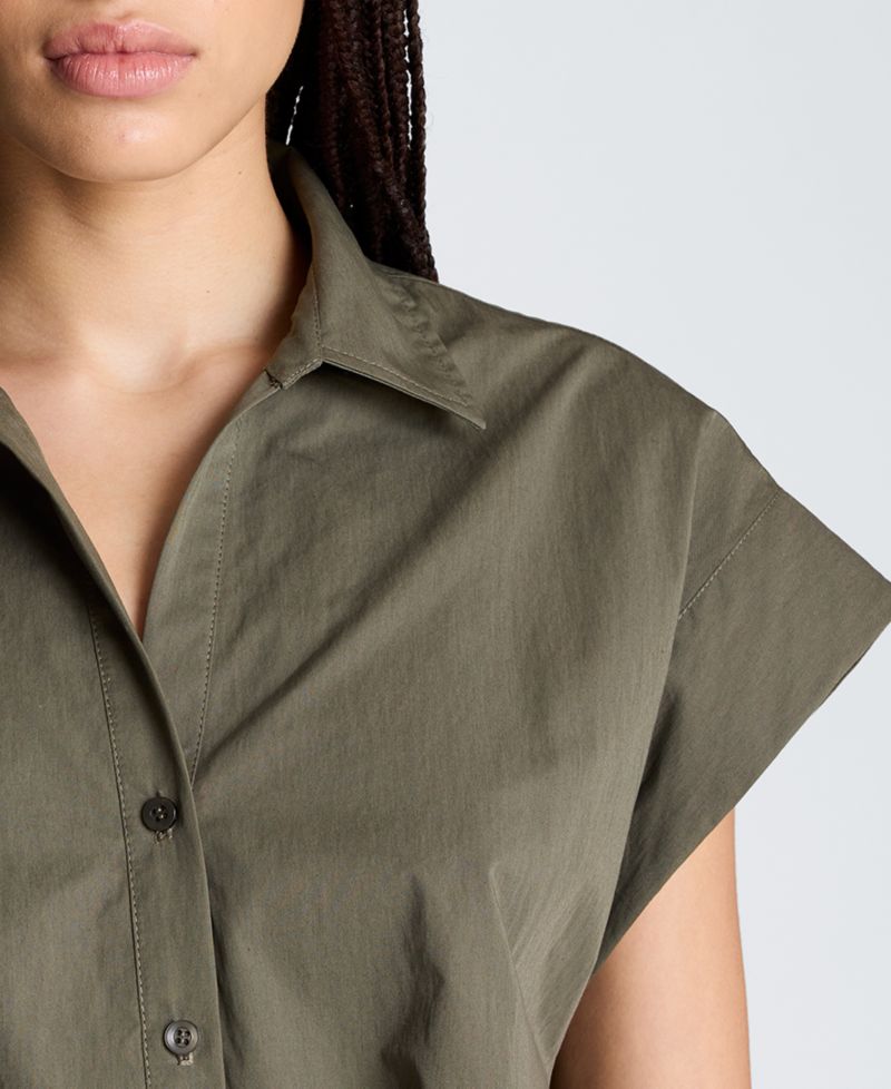 Women's Y-Neck Crop Top