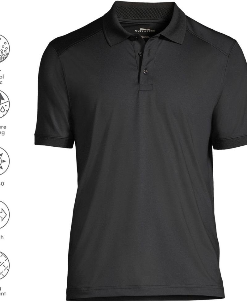 Men's Short Sleeve Rapid Dry Active Polo Shirt