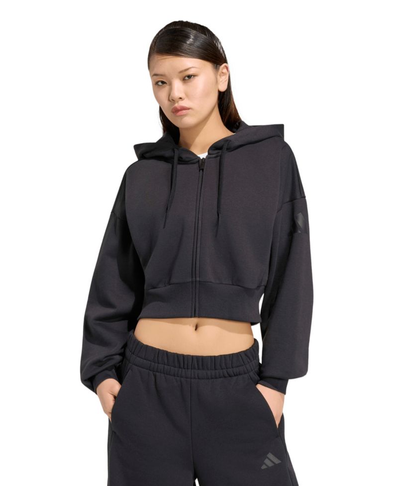 Women's Essentials Contemporary Fleece Full-Zip Hooded Jacket