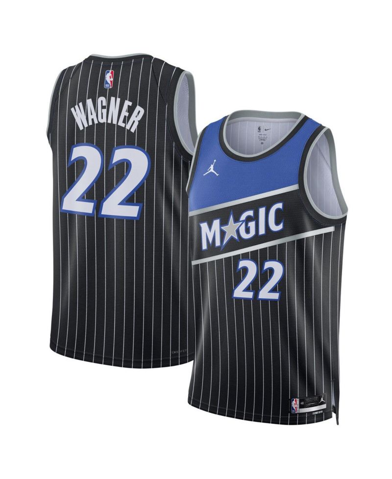 Men's and Women's Franz Wagner Black Orlando Magic Swingman Jersey