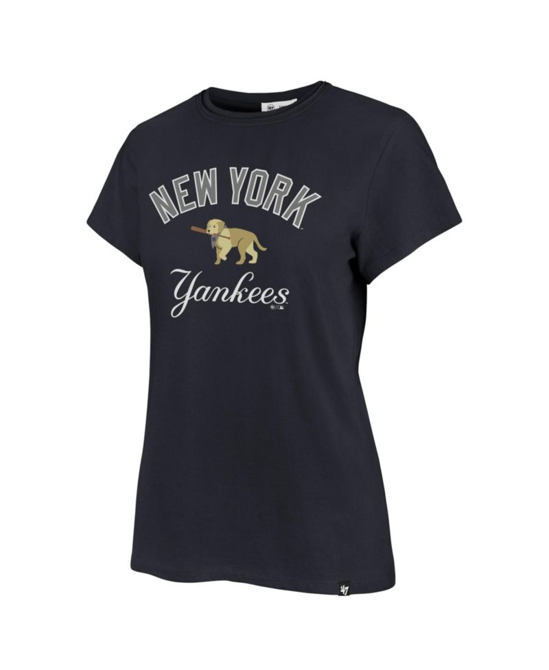 Women's New York Yankees Premier '47 Frankie Tee Short-Sleeve Crewneck Cotton T-Shirt