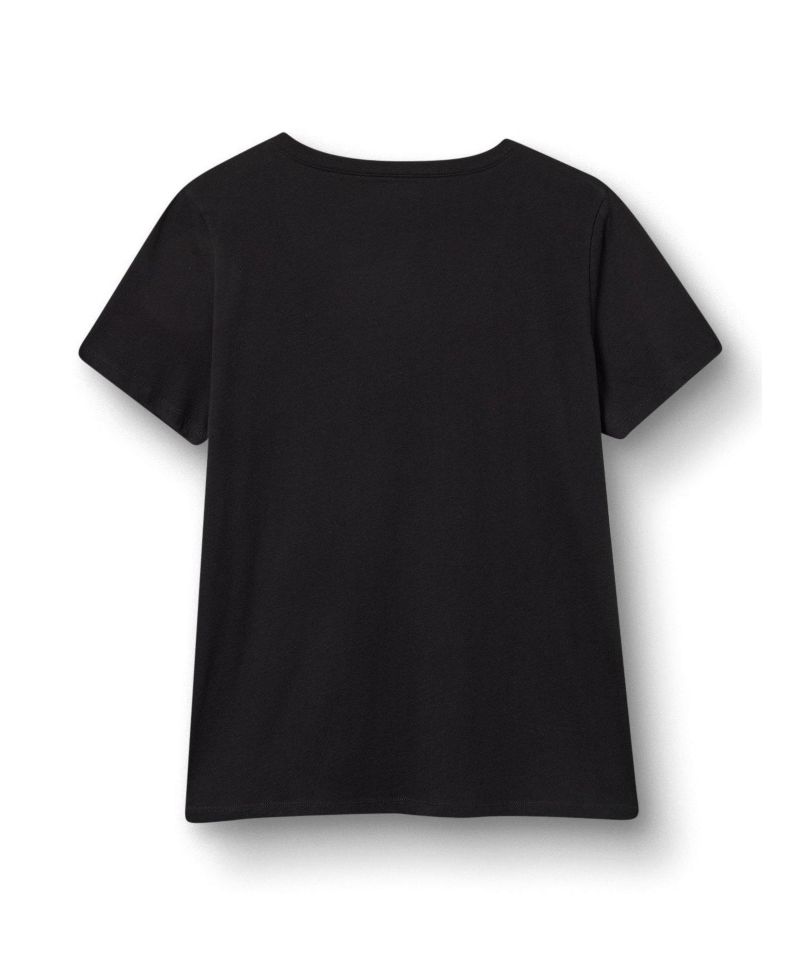Women's Plus Size Classic Cotton V-Neck Tee