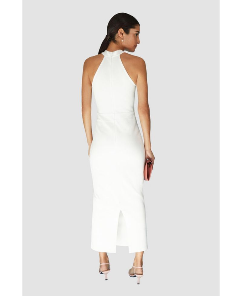 Women's Sonata Asymmetric Cutout Sleeveless Cocktail Midi Dress