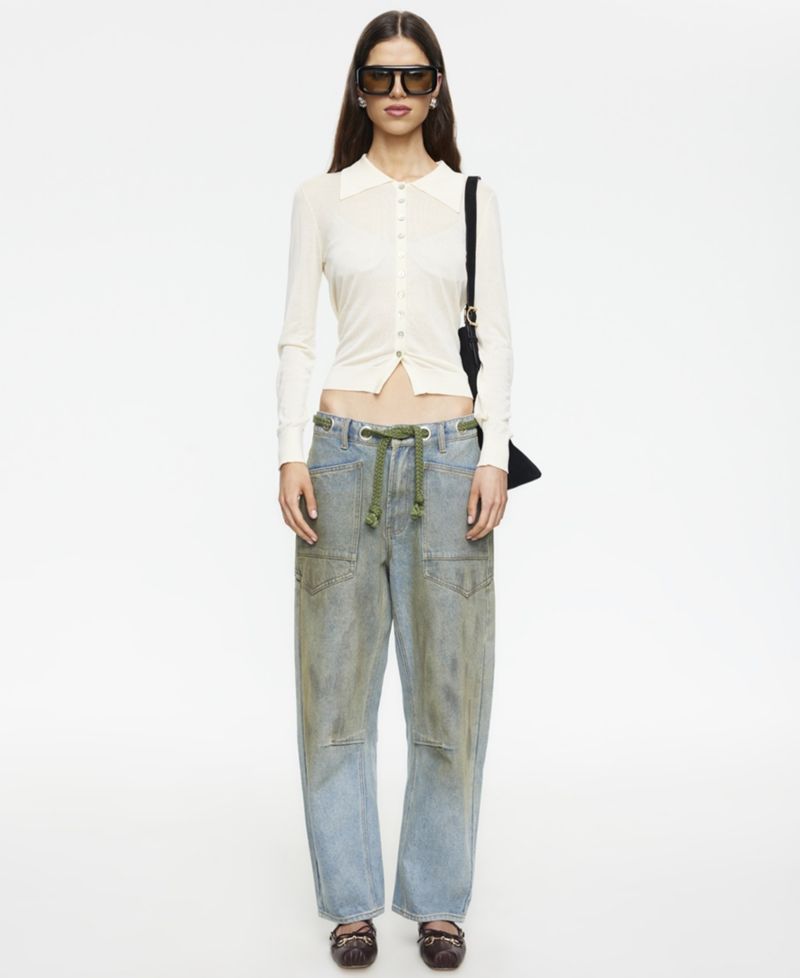 Women's Rush Hour Tie-Front Side Jeans