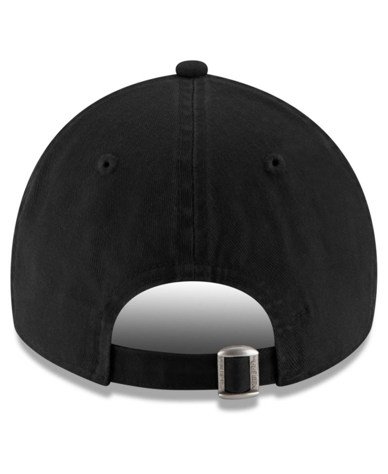 Men's Black San Antonio Spurs Slogan 9TWENTY Adjustable Hat