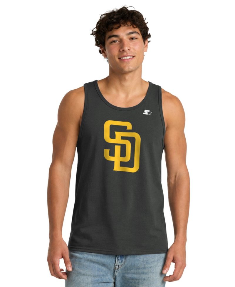 Men's Black San Diego Padres Tank Top