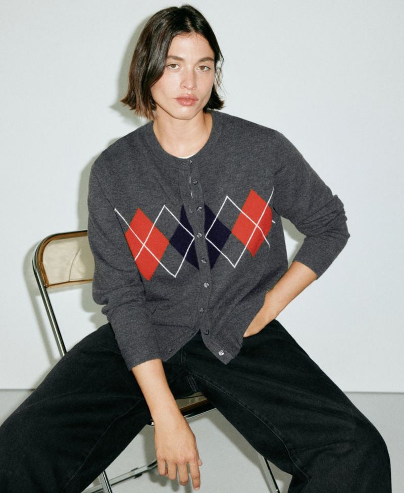 Women's Rhombus Cardigan