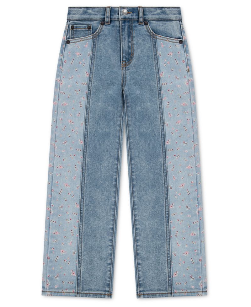 Girls' 2T-6X Straight-Leg Jeans