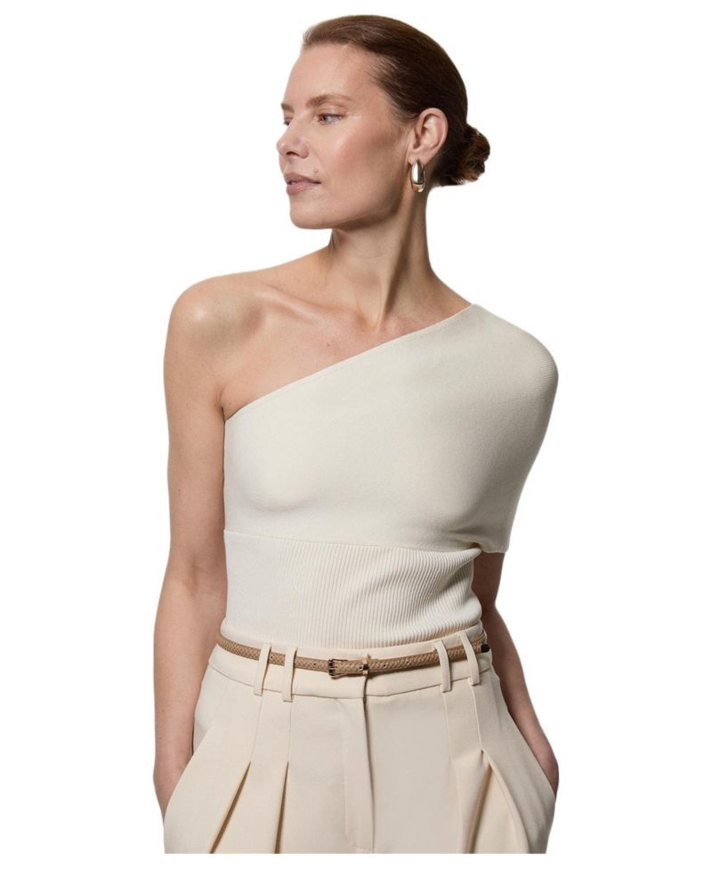 Women's Knitted One Shoulder Top