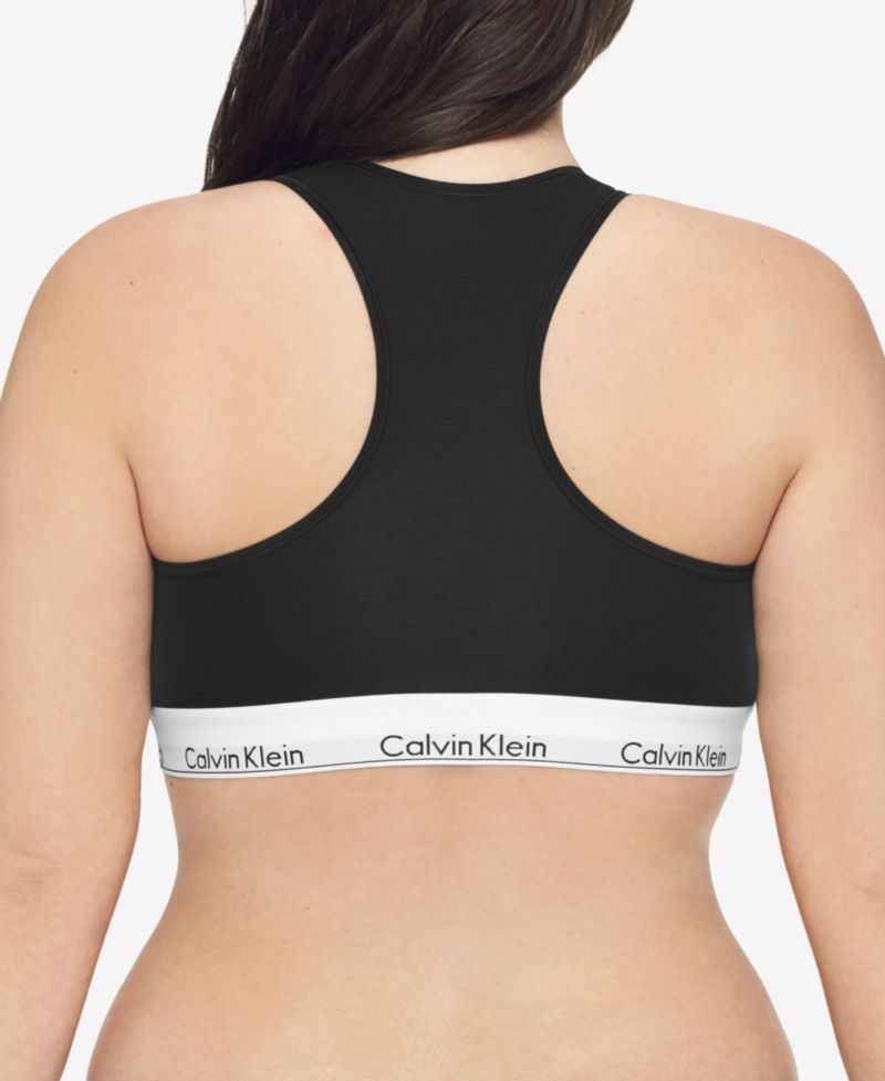 Plus Size Modern Cotton Unlined Bralette QF5116