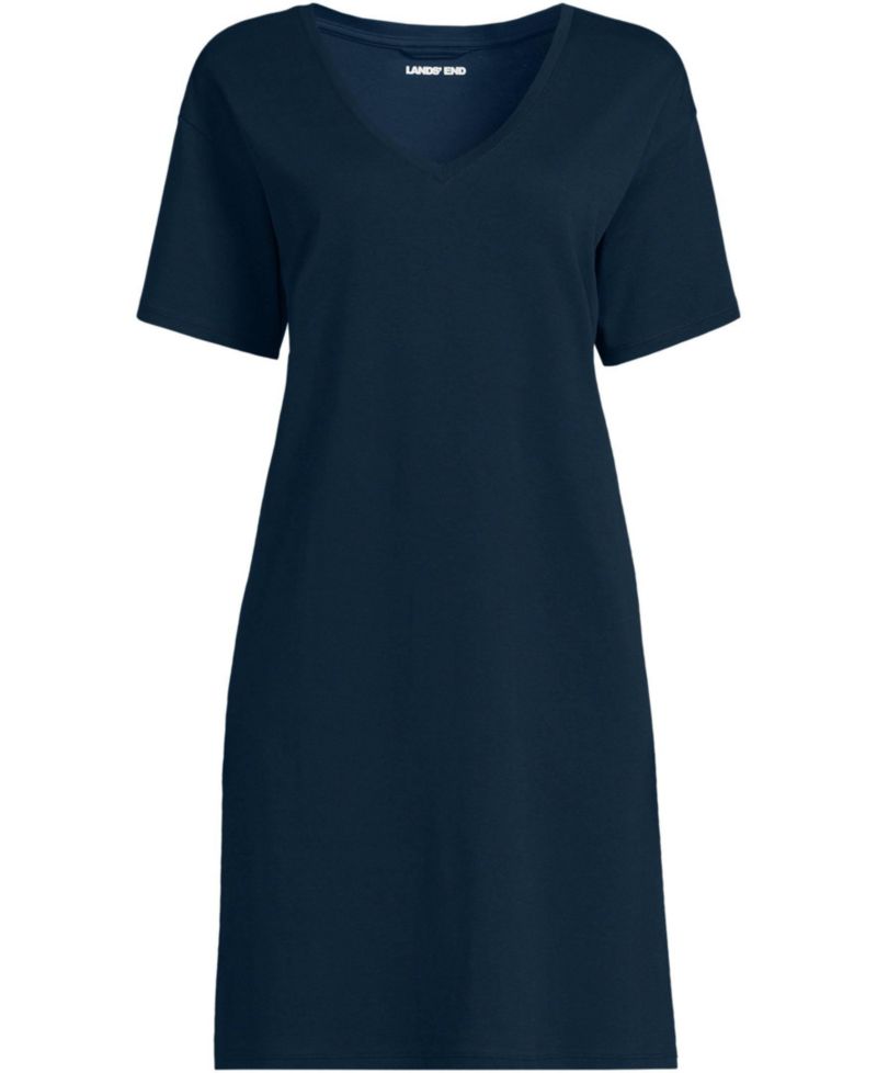 Women's Cotton Interlock Relaxed Above the Knee Nightgown