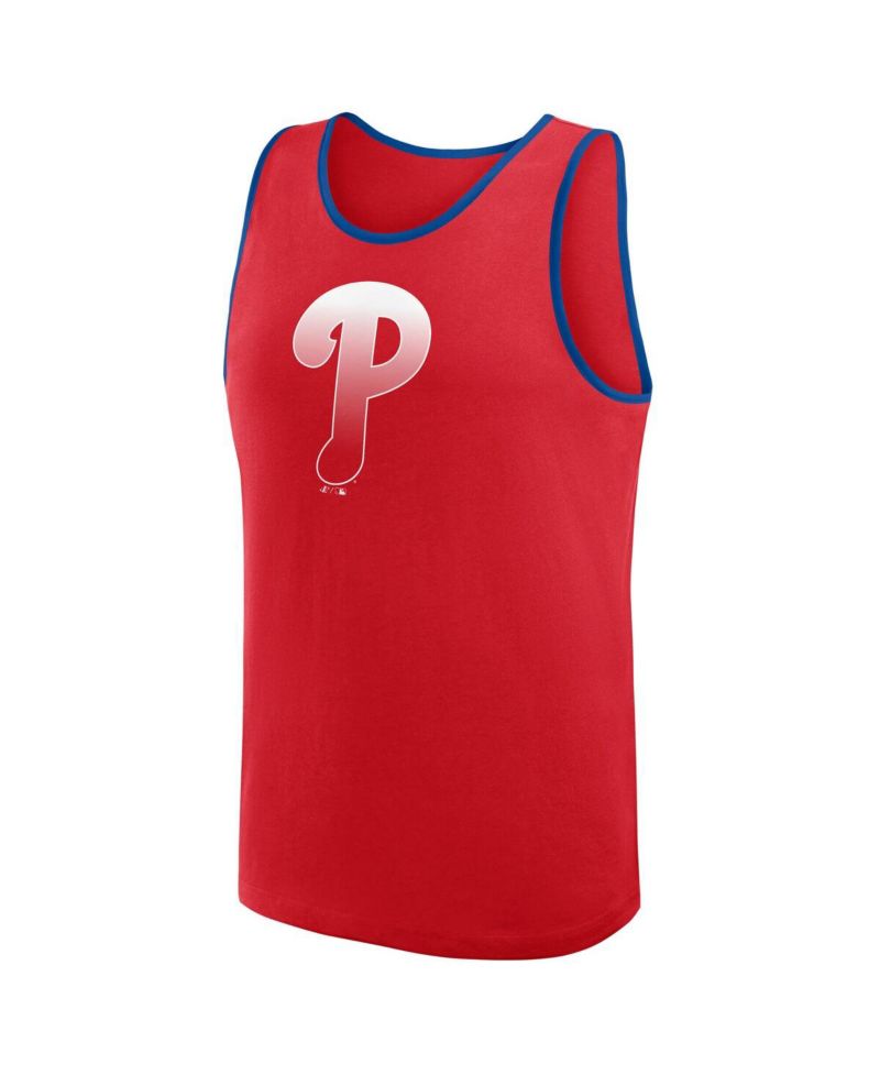 Men's Red Philadelphia Phillies Unmatched Success Tank Top