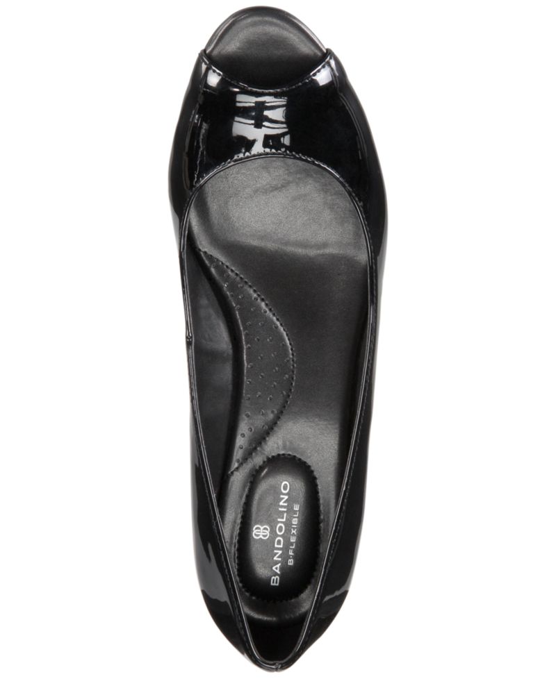 Women's Candra Low Wedge Peep Toe Dress Pumps