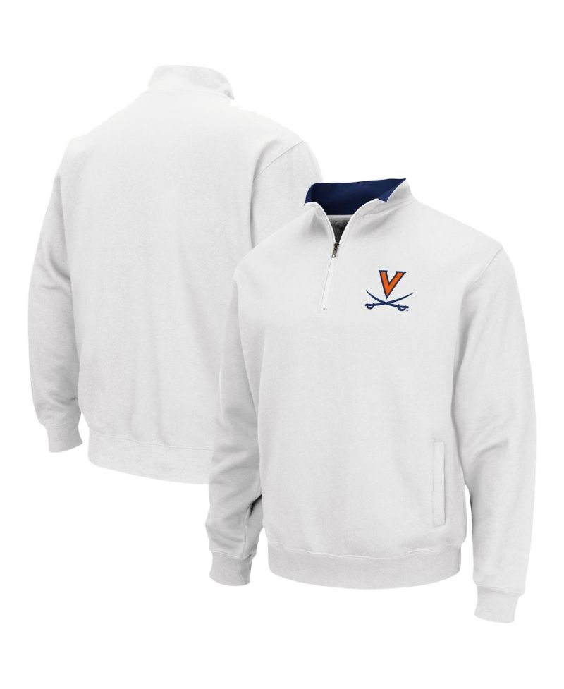 Men's Virginia Cavaliers Tortugas Team Logo Quarter-Zip Jacket