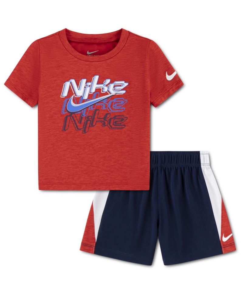 Baby Boys' Dropset Icon T-shirt and Shorts, 2-piece Set